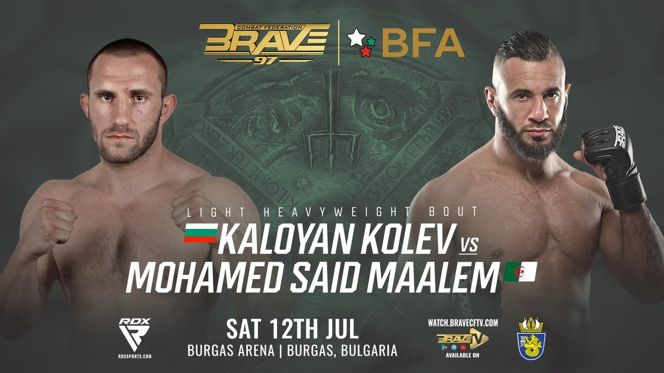 Said Maalem Set for Main Event Clash Against Bulgarian Star Kaloyan Kolev at BRAVE CF 97