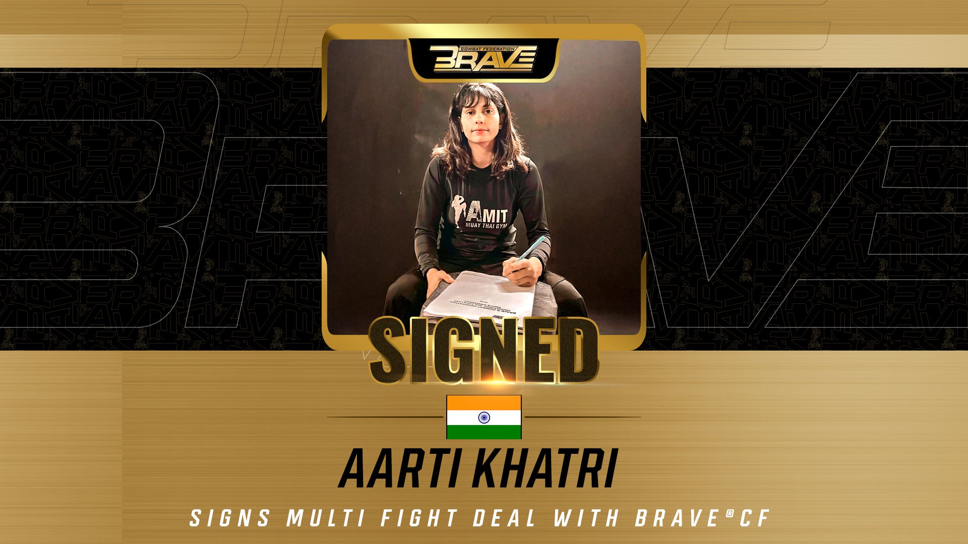 BRAVE Combat Federation Signs Undefeated Indian Strawweight Aarti Khatri