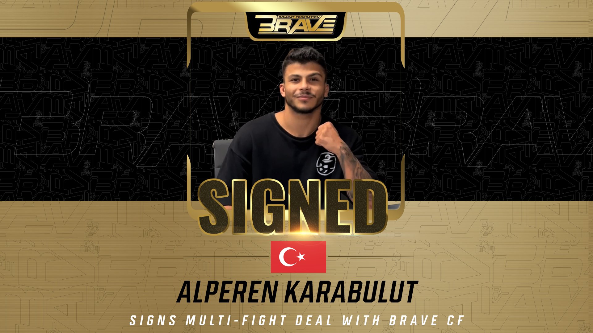 Another huge addition for the BRAVE CF Flyweight roster as Turkish star Alperen Karabulut signs