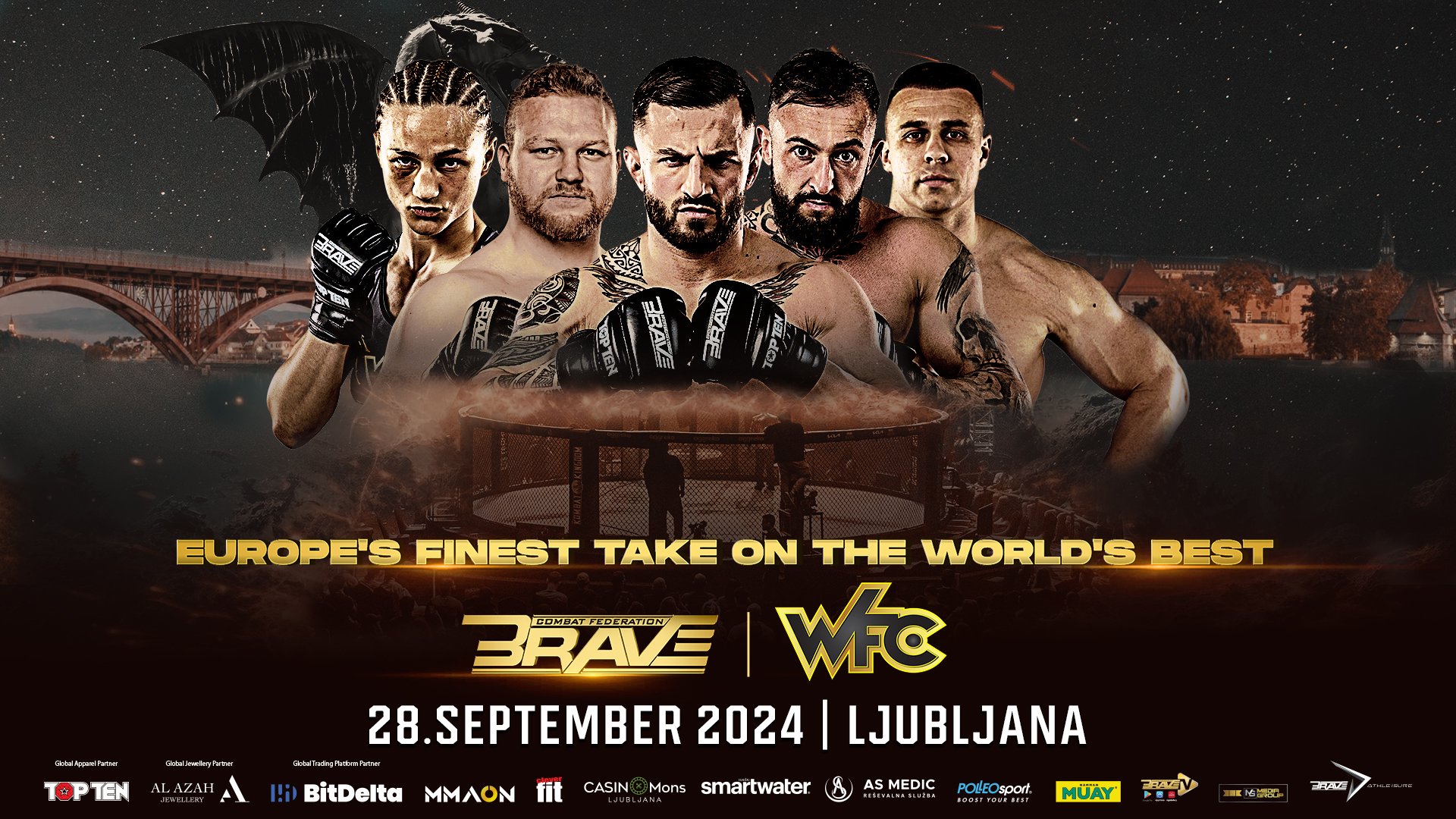 Superstar Erko Jun among first fighters confirmed for BRAVE CF’s return to Slovenia
