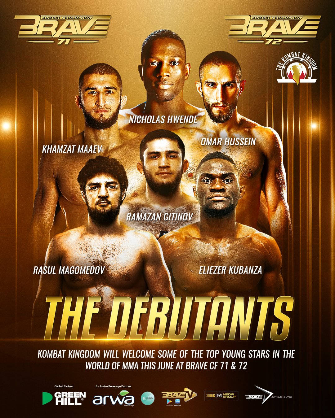 Kombat Kingdom 2023: top debutants to watch at BRAVE CF 71 & 72