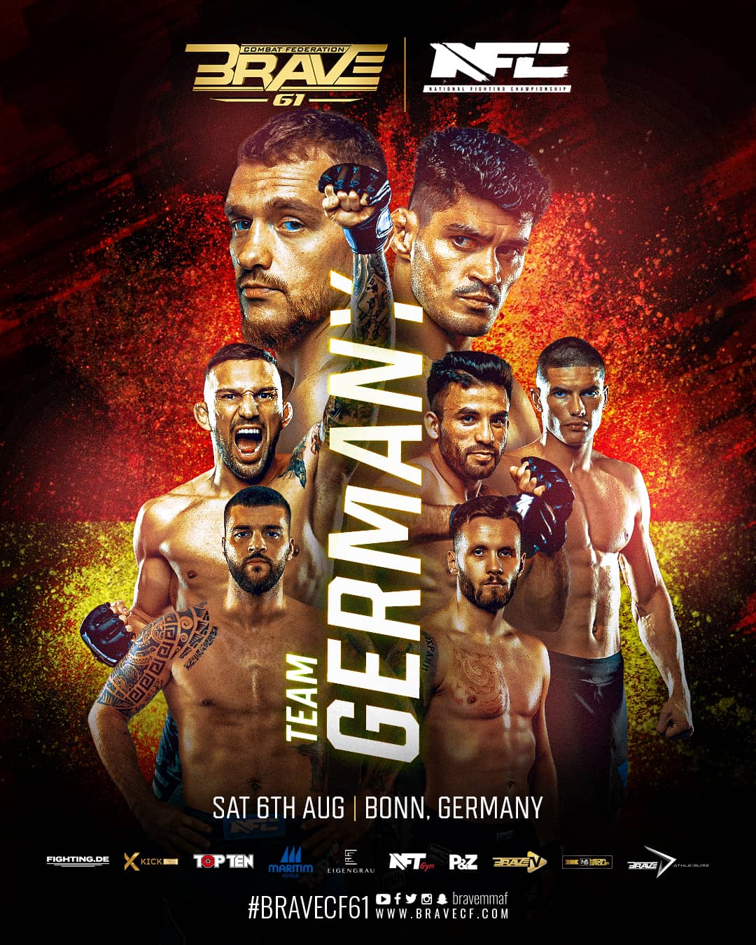 BRAVE CF brings a new breakthrough for MMA in Germany