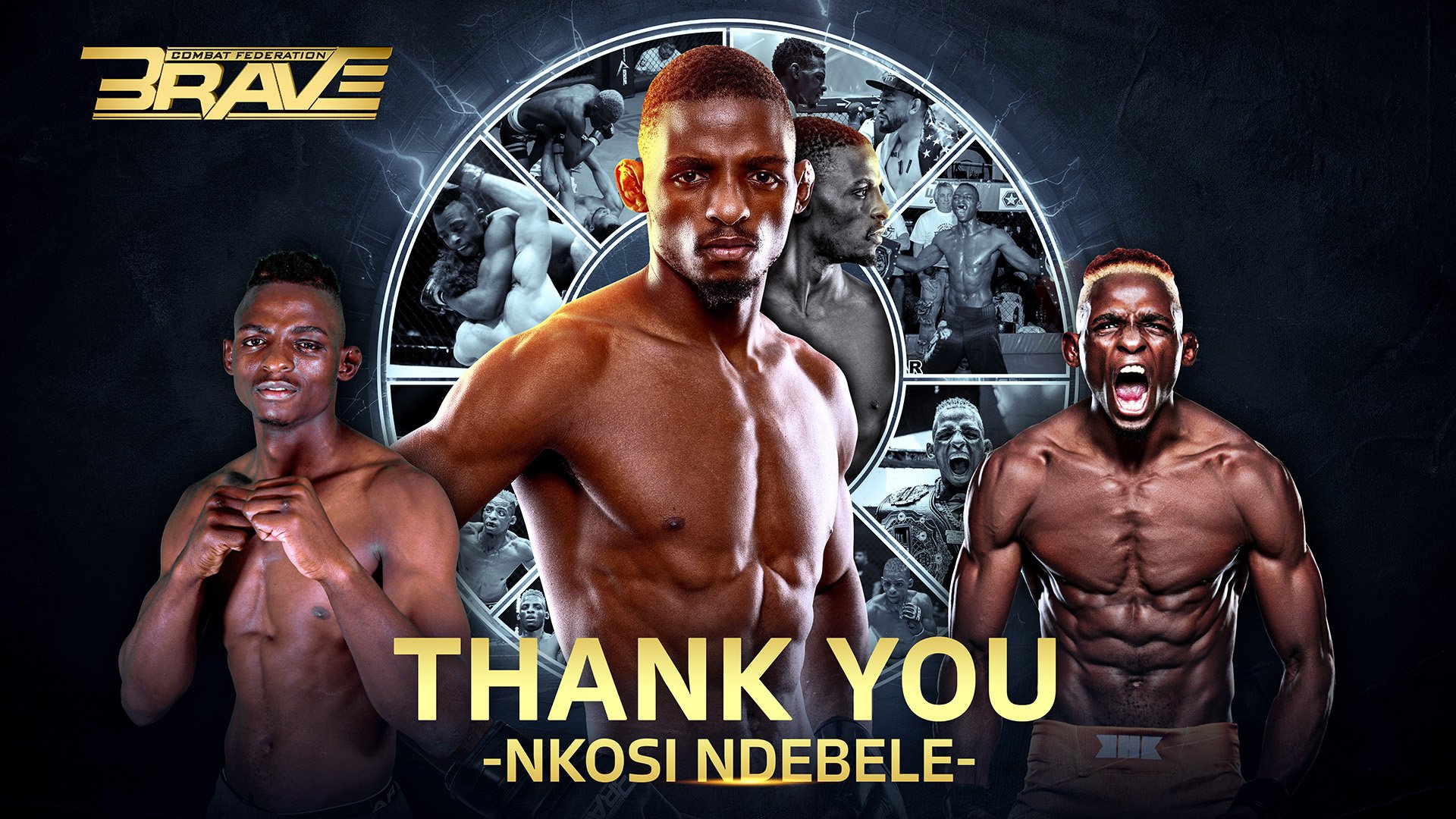 BRAVE Combat Federation Bids Farewell to Nkosi Ndebele: Celebrating a Champion's Journey and Legacy