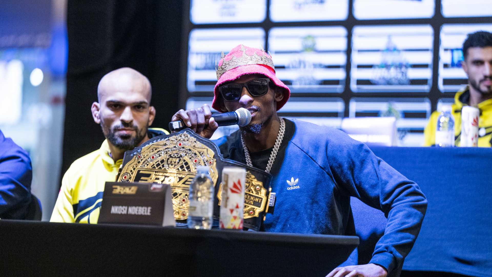 Nkosi and Hwende raise stakes for BRAVE CF 91 title fight with press conference bet