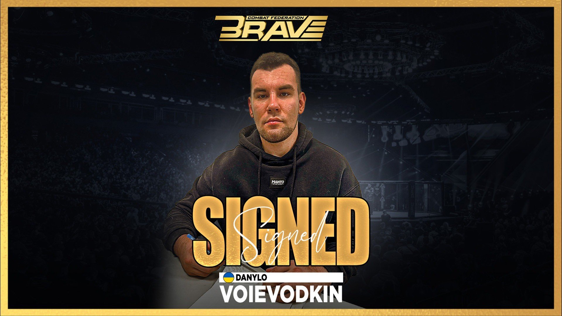BRAVE CF Welcomes Undefeated Ukrainian Powerhouse Danylo Voievodkin