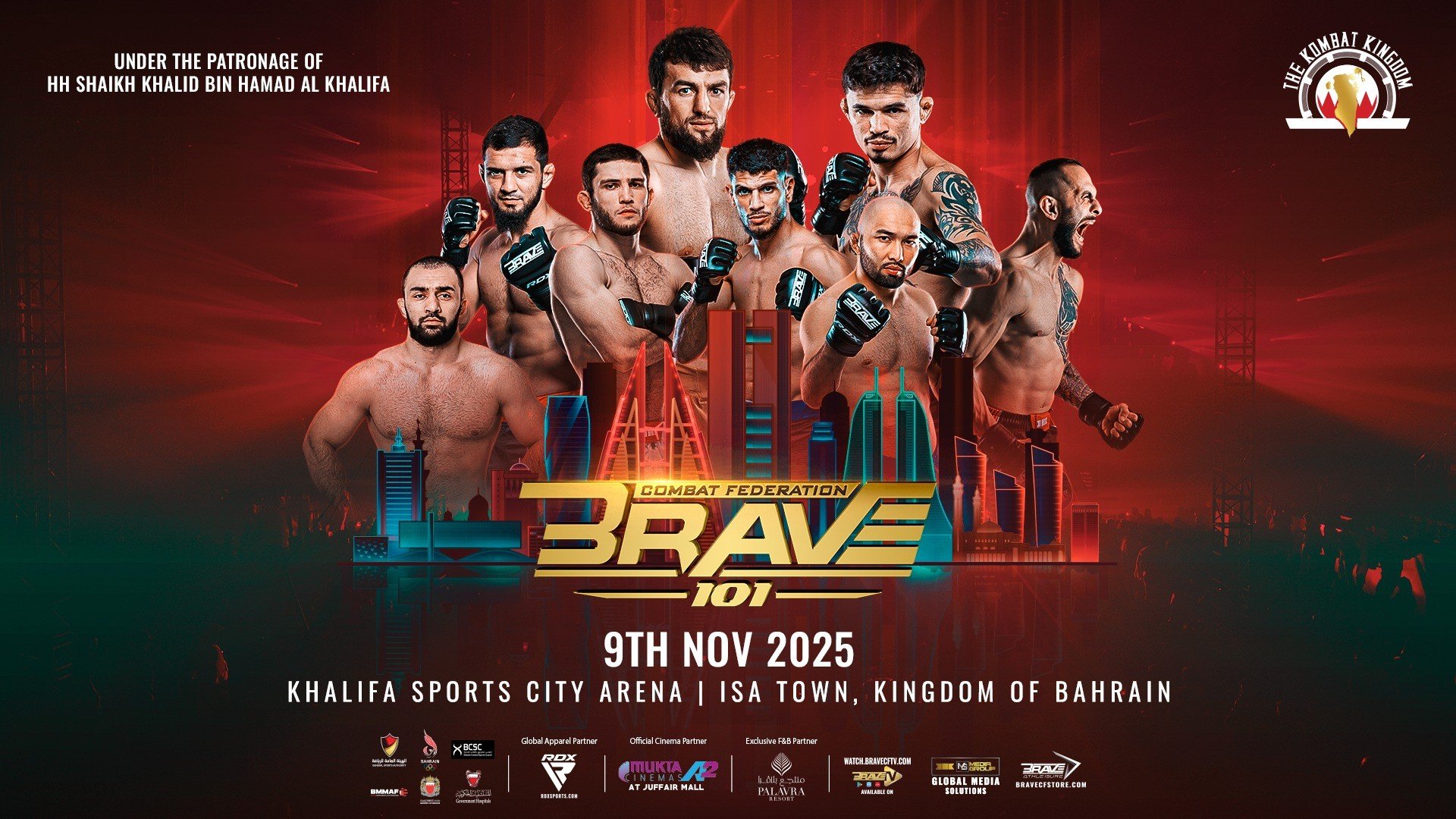 Kombat Kingdom Returns With BRAVE CF 101: Two Explosive Matchups Announced