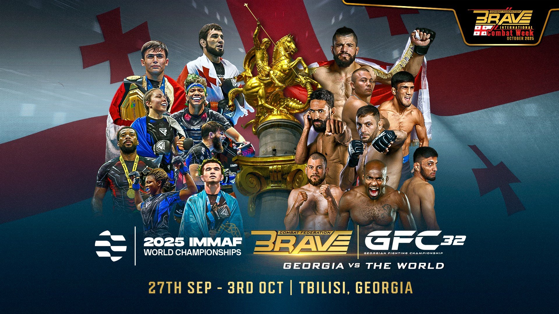 Georgia Joins Elite List as BRAVE International Combat Week Lands In Tbilisi
