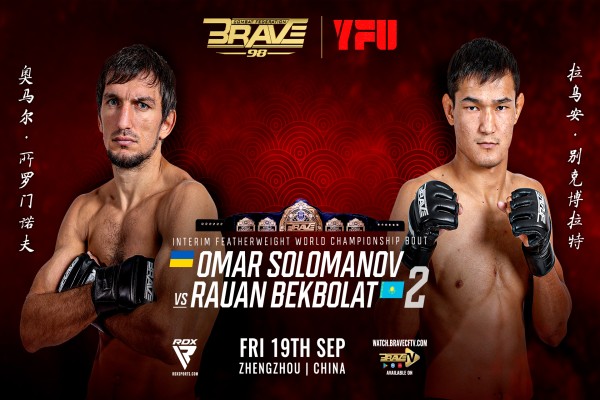 Solomanov Seeks Redemption, Bekbolat Eyes Validation In BRAVE CF 98 Interim World Title Rematch