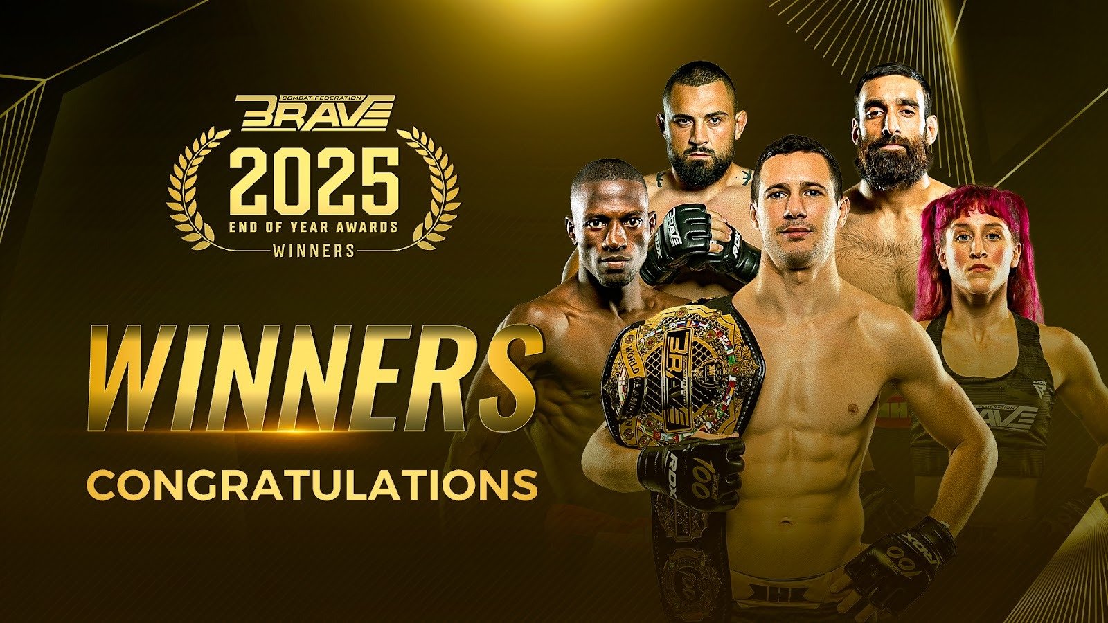 BRAVE Combat Federation Announces 2025 End Of Year Award Winners