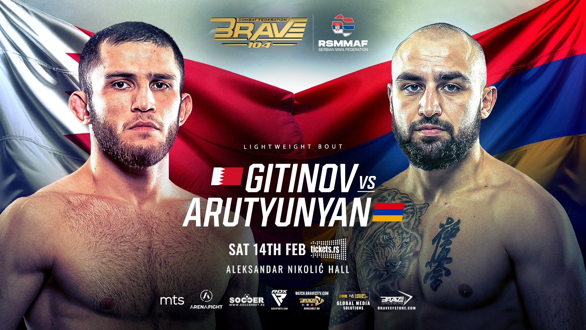 Ramazan Gitinov Eyes Defining Moment At BRAVE CF 104 In Serbia