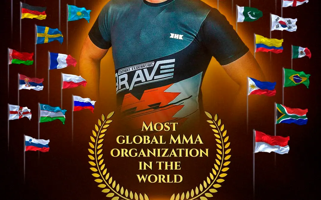 BRAVE CF breaks world record for MMA company with events hosted in more countries