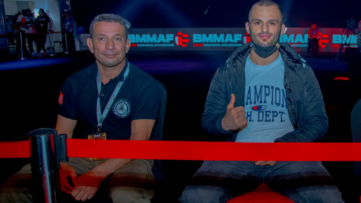 Jarrah Al-Silawi and Loik Radzhabov Spotted At BRAVE CF 57 in Bahrain