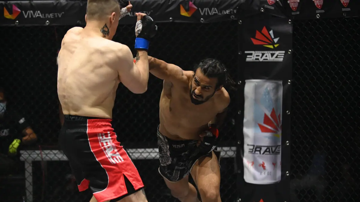 Lebanese MMA fighter Ahmed Labban ready to put on another viral show on December 15th at BRAVE CF 80