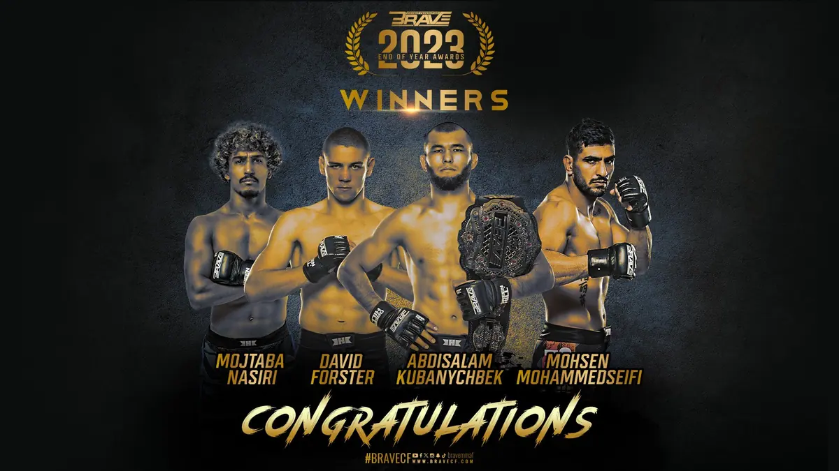 Mohsen dominates Fans BRAVE CF End of Year Awards; Kubanychbek named Fighter of The Year