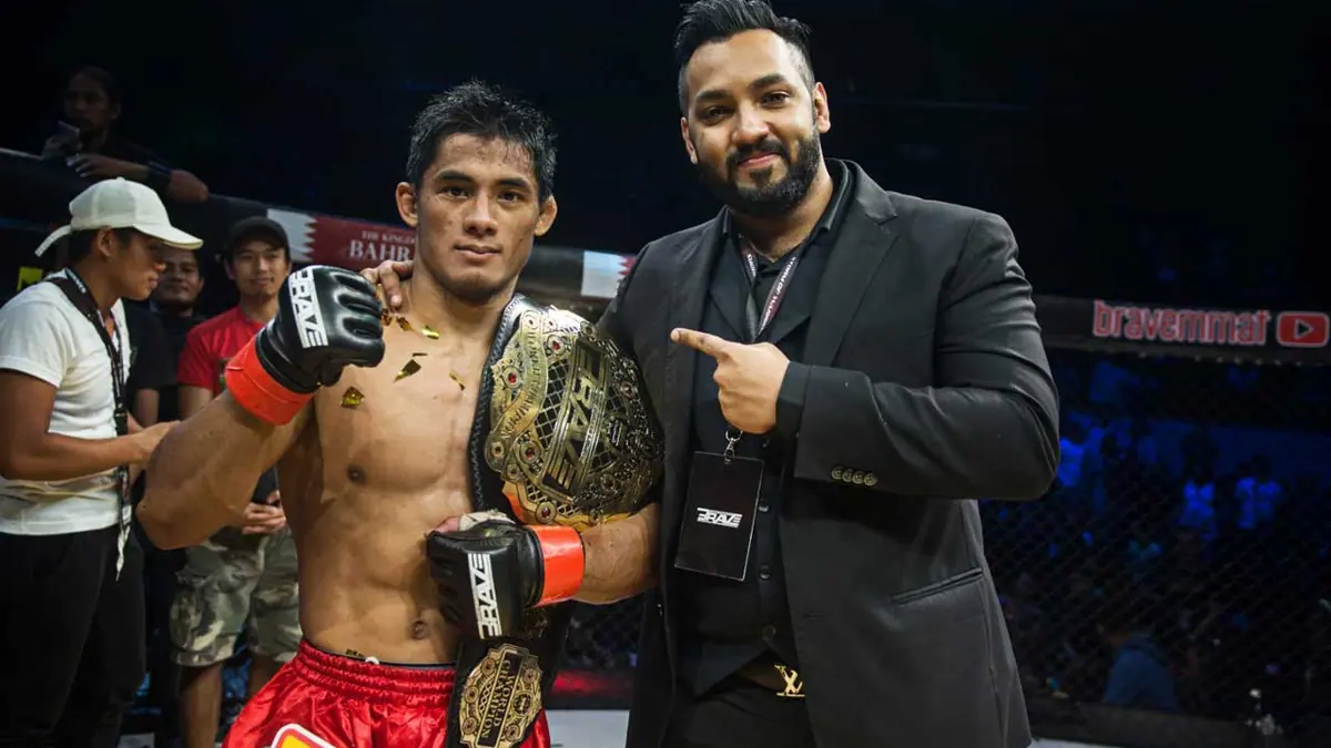 BRAVE CF Champion Stephen Loman honored by government in Philippines