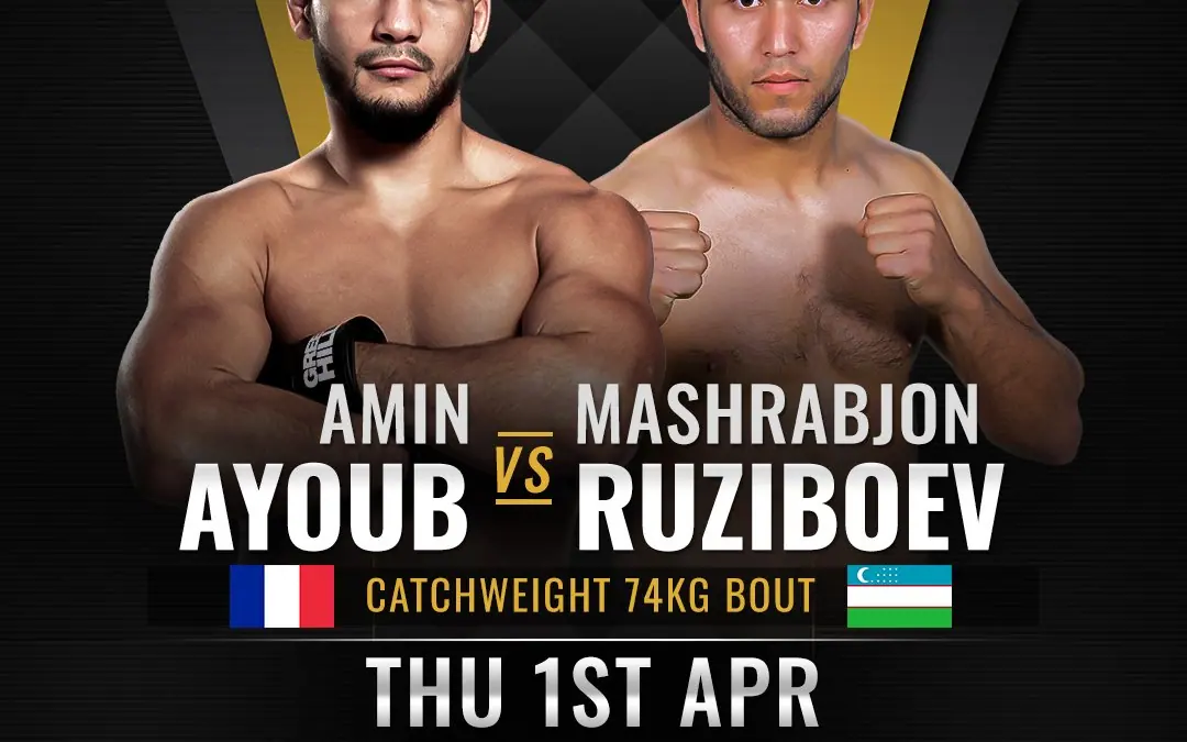 BRAVE CF 50: Ayoub takes non-title fight against Ruziboev after Amir withdraws due to injury