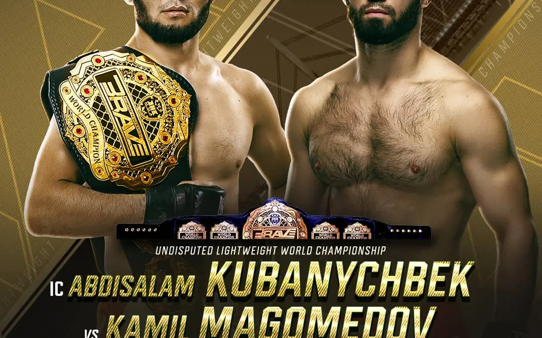 BRAVE CF 69: interim champion Kubanychbek to meet Magomedov in title unification bout
