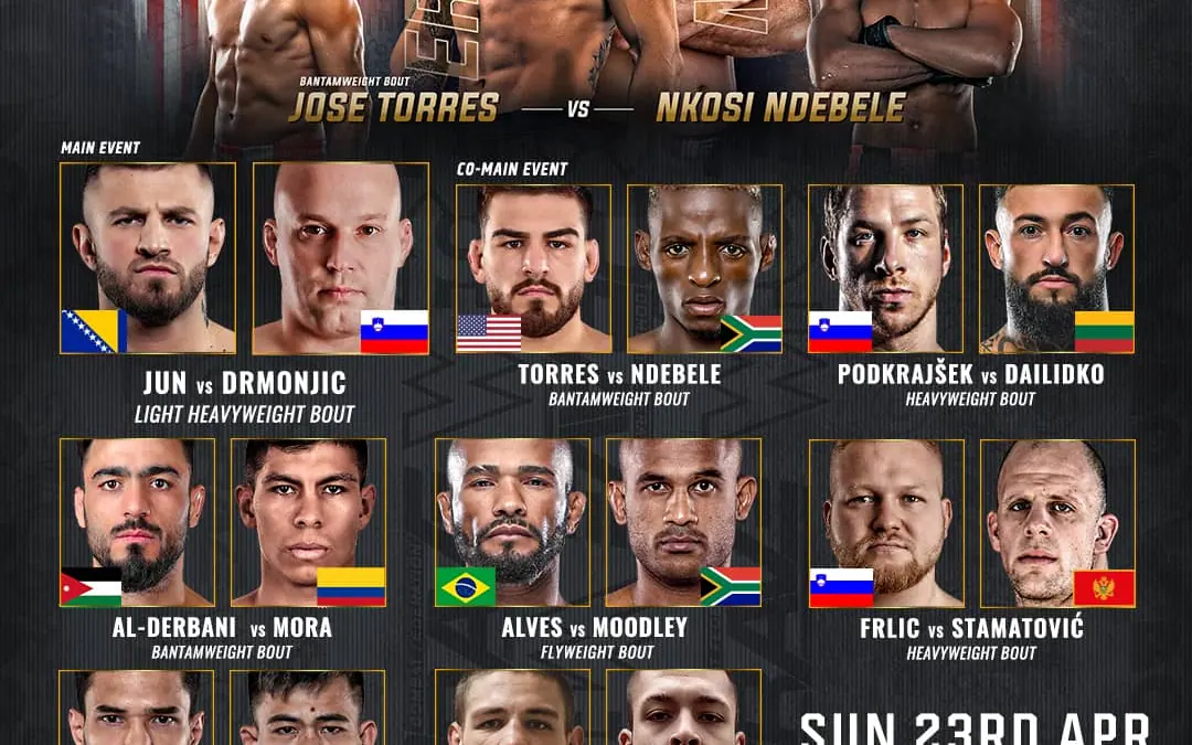 BRAVE CF 70 full fight card announced with 12 nations represented