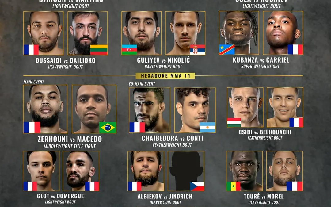BRAVE CF 74 full fight card unveiled ahead of historic French show