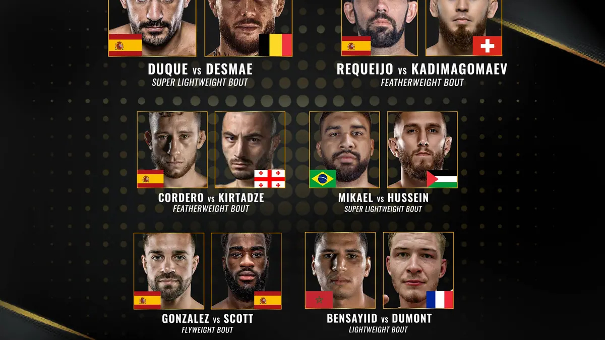 BRAVE CF 75 full fight card announced ahead of historic Spain debut