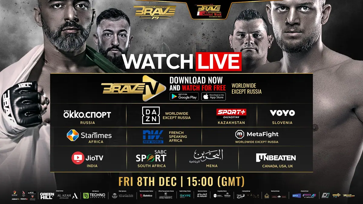 BRAVE CF 79 on 8th Dec: Start time, where to watch and more