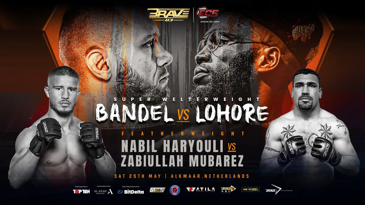 Alex Lohore vs Marcin Bandel official for BRAVE CF 83 main event; Nabil Haryouli to debut in co-main