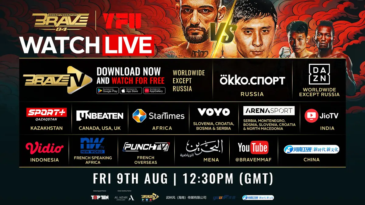 BRAVE CF 84: Start time, where to watch and more