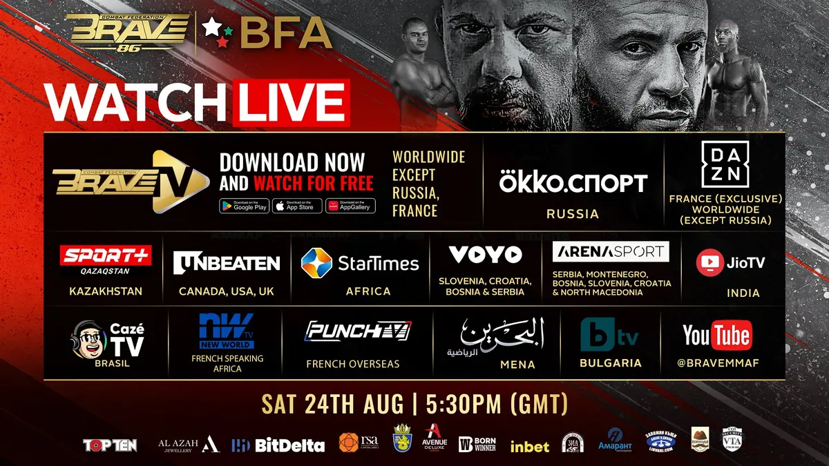 BRAVE CF 86: Start time, where to watch and more
