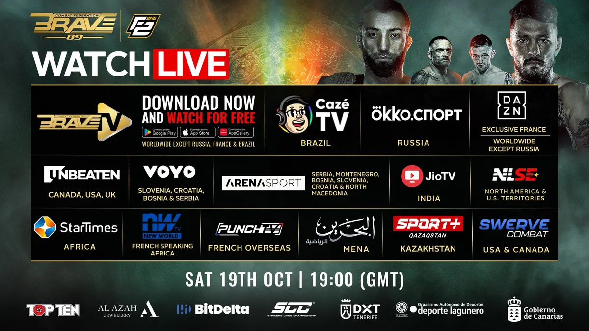 BRAVE CF 89: Start time, where to watch and more