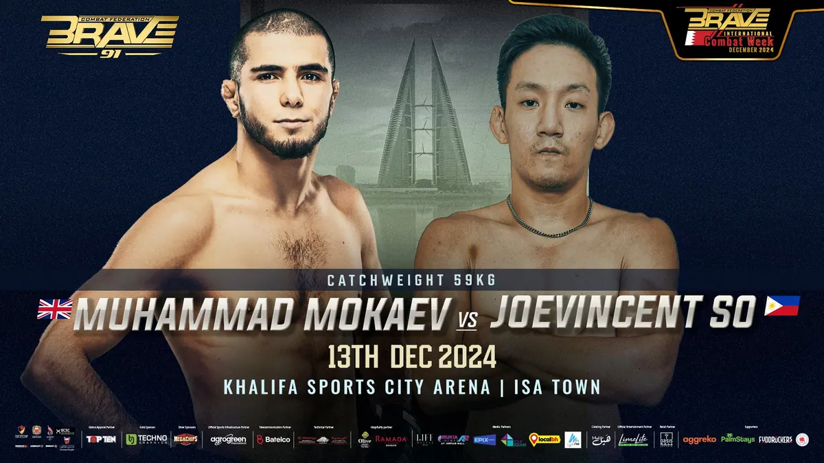 Muhammad Mokaev Gets New Opponent for BRAVE CF Return at BRAVE CF 91
