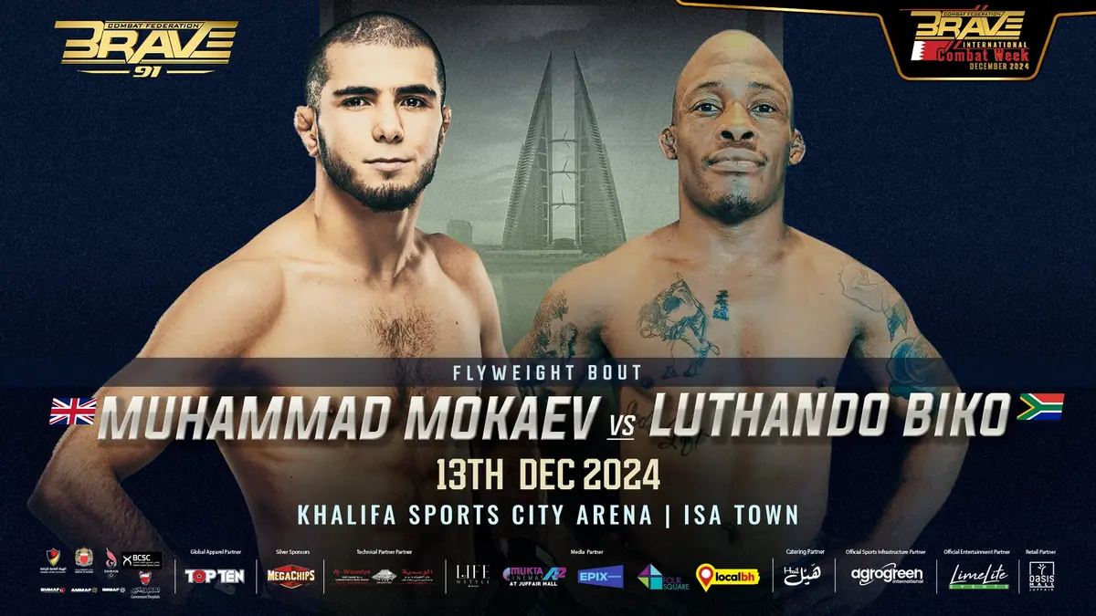 Luthando Biko Withdraws From Upcoming Bout Against Muhammad Mokaev at BRAVE CF 91