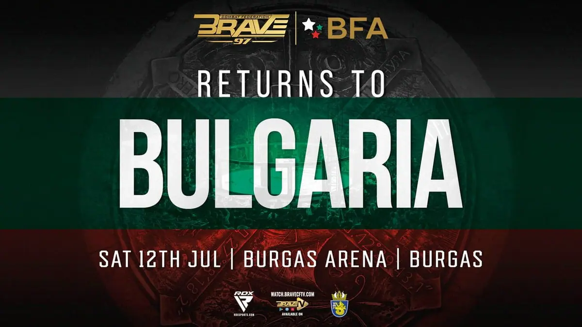 BRAVE Combat Federation Announces Return to Bulgaria with BRAVE CF 97