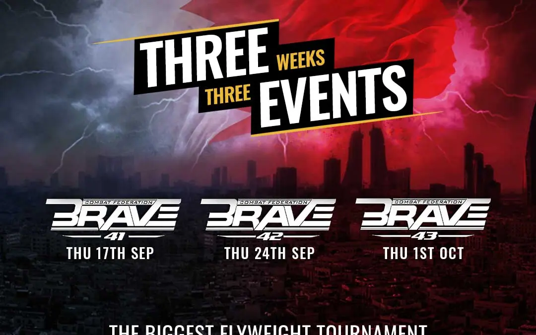 BRAVE CF to host three groundbreaking shows in the Kingdom of Bahrain
