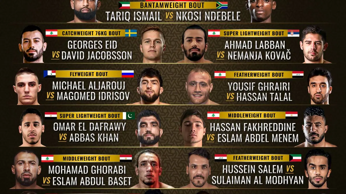 BRAVE CF 48 full fight card announced, showcasing Arabian talent on a global platform