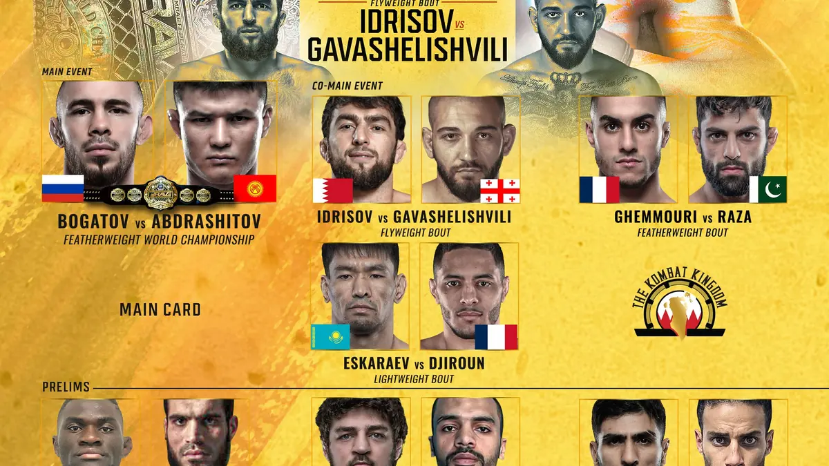 BRAVE CF 72 Full Fight Card: World Title on the Line and Historic Debuts Set for June 23