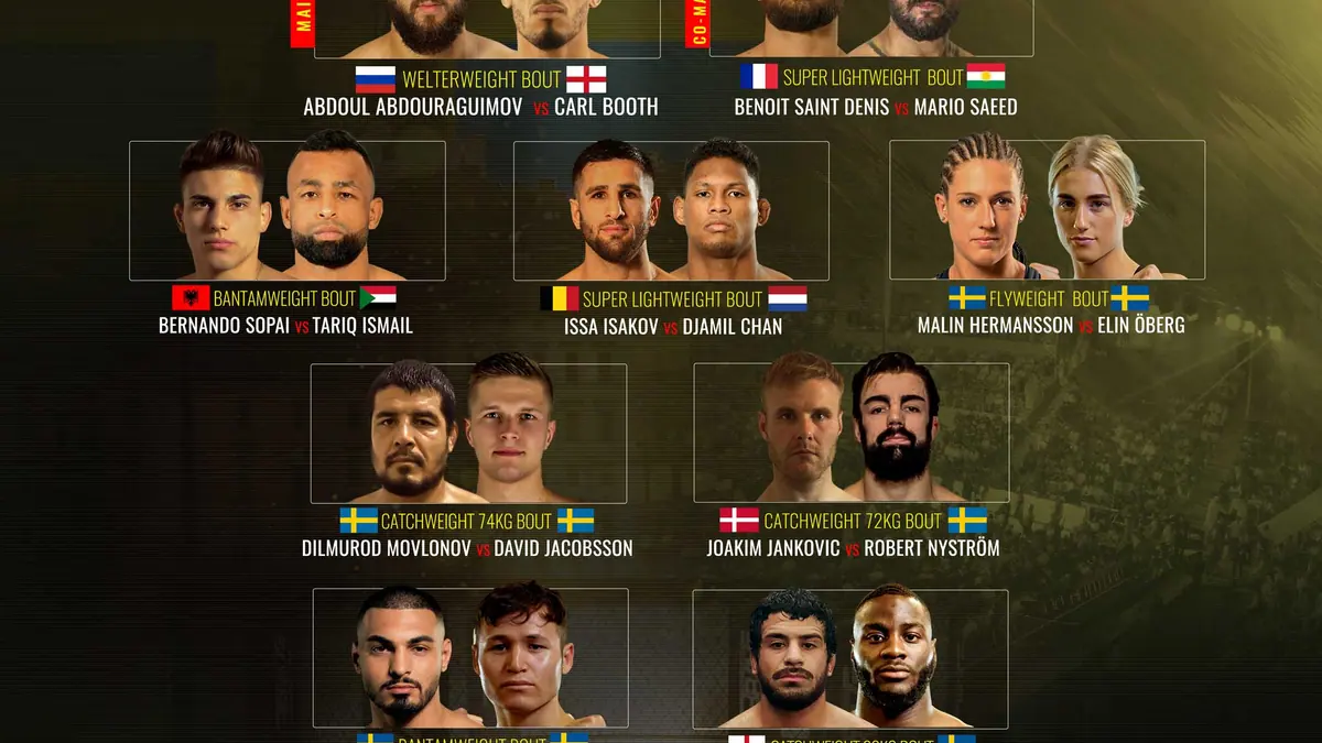 BRAVE CF introduces most stacked fight card from the European Invasion this Saturday