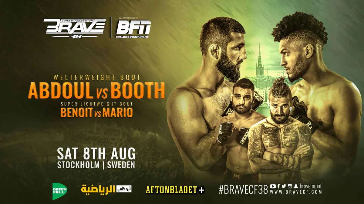 BRAVE CF 38: former champion and title contenders return for second Sweden show