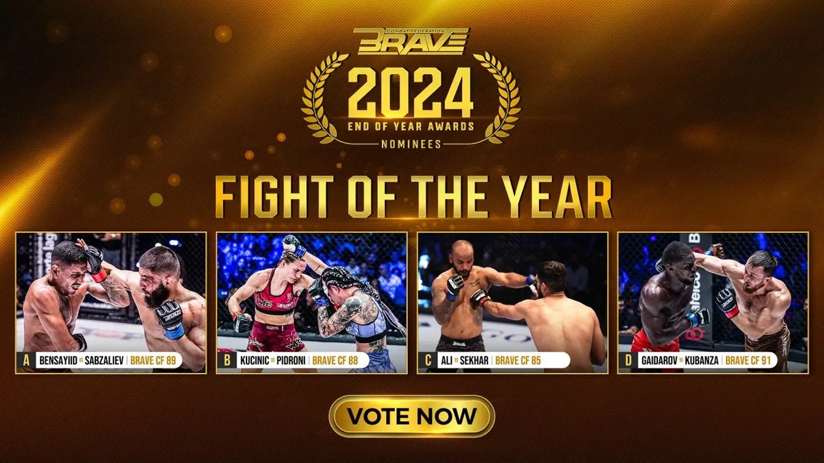 BRAVE CF Awards: Four exciting duels to battle for 2024 Fight of the Year Award