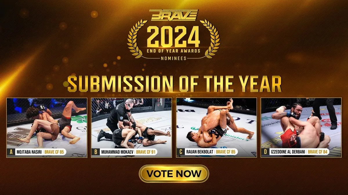 BRAVE CF Awards: Muhammad Mokaev leads Submission of the Year nominations for 2024