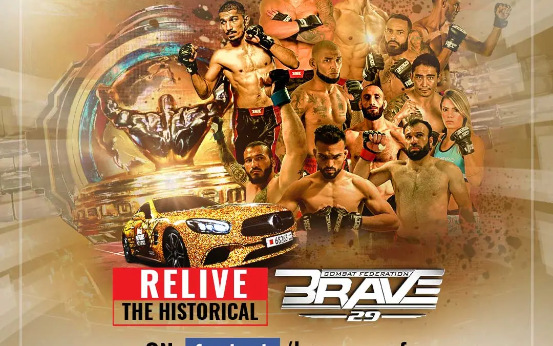 Rewatch historical BRAVE CF 29 show on Facebook this Saturday