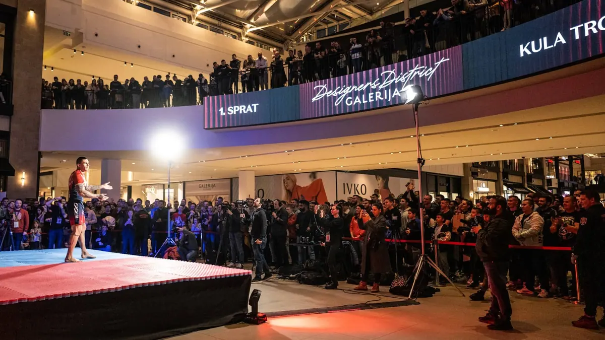 BRAVE Nation takes over Serbia as they swarm mall for BRAVE CF 69 Open Workouts