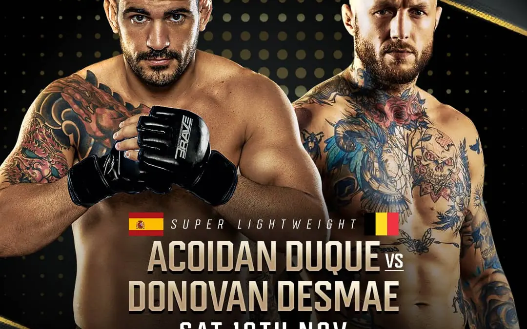BRAVE CF 75 set to be headlined by blockbuster Super Lightweight clash, as Duque takes on Desmae