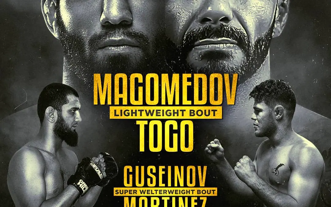 BRAVE CF 76 top Lightweights Kamil Magomedov and Josh Togo to collide in main event
