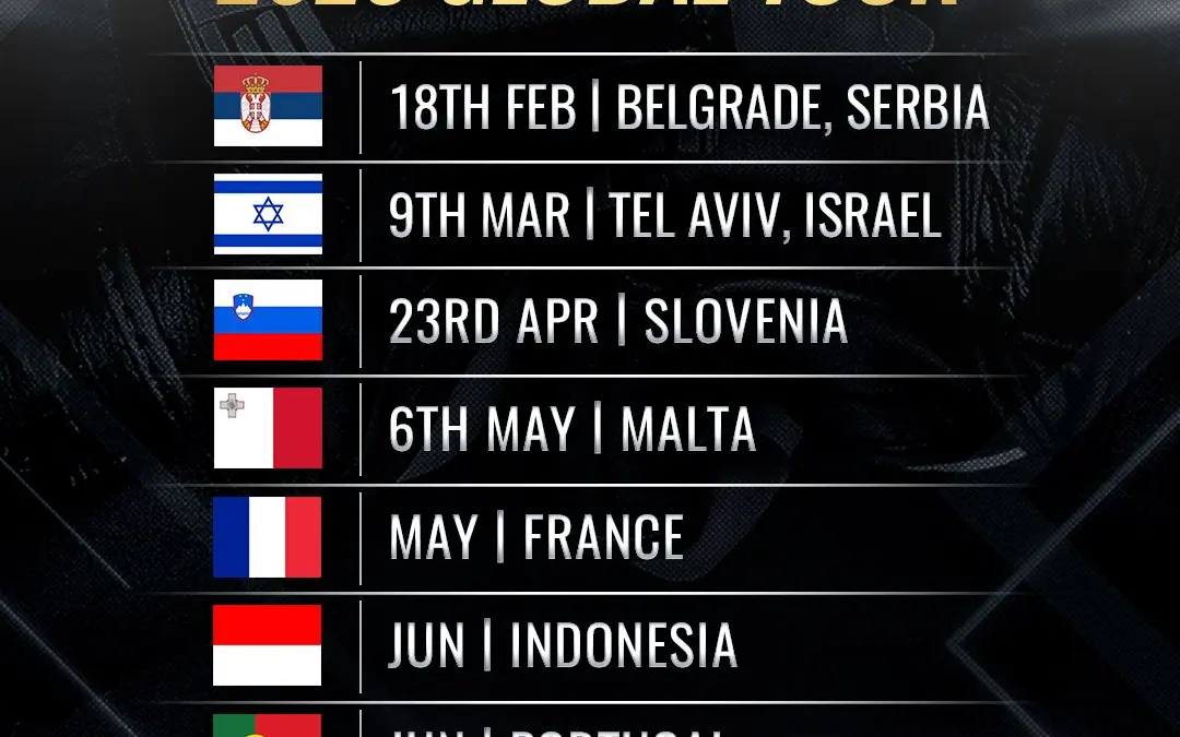 BRAVE Combat Federation announces 2023 Global Tour calendar