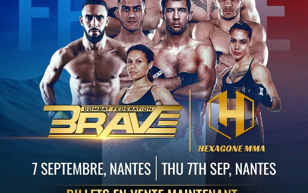 BRAVE CF and HEXAGONE MMA announce first fighters confirmed for historic France show