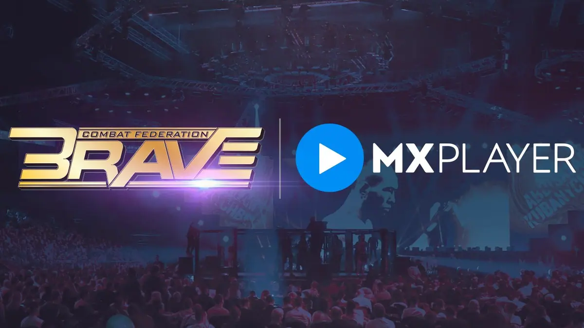 Most global MMA promotion BRAVE CF joins hands with biggest  streaming platform MX Player in a mega deal