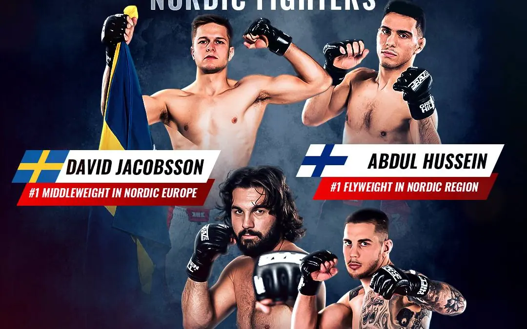 BRAVE CF Staked With #1 Ranked Nordic European Fighters