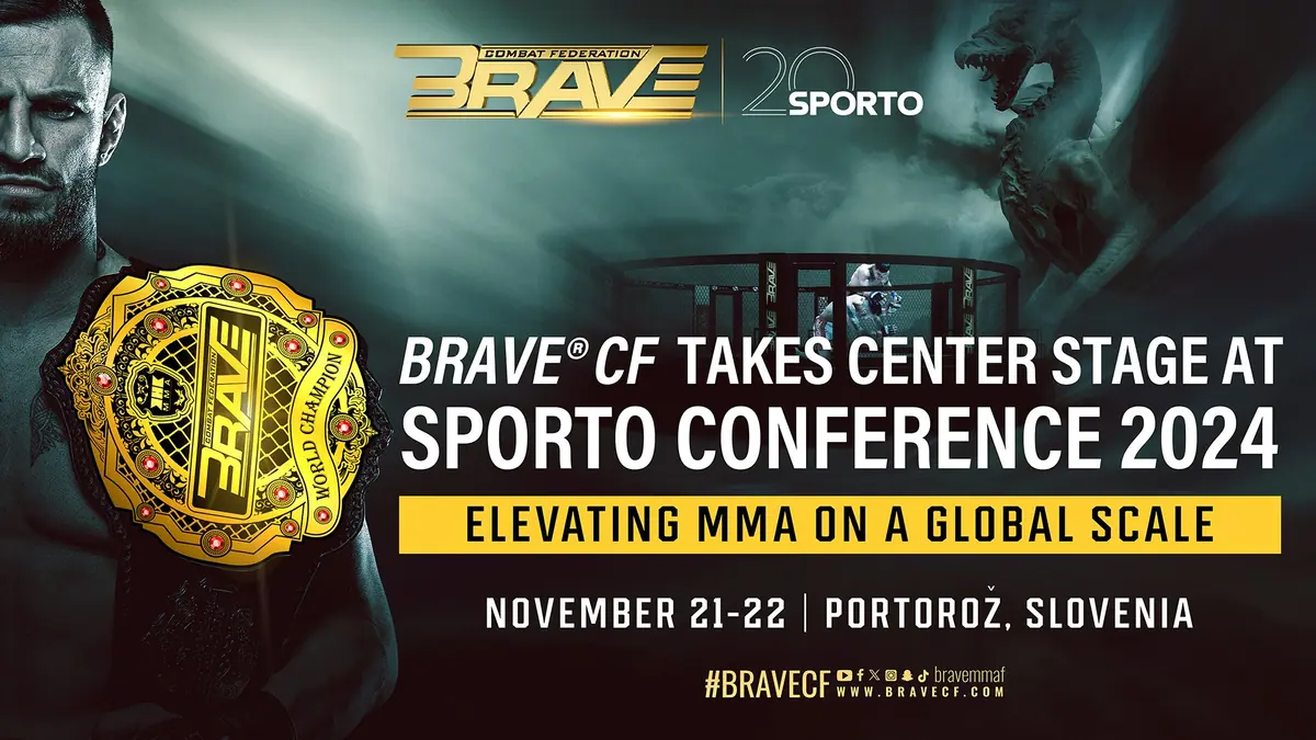 Setting New Standards: BRAVE CF Represents MMA at the Prestigious SPORTO Conference 2024, in Portorož!