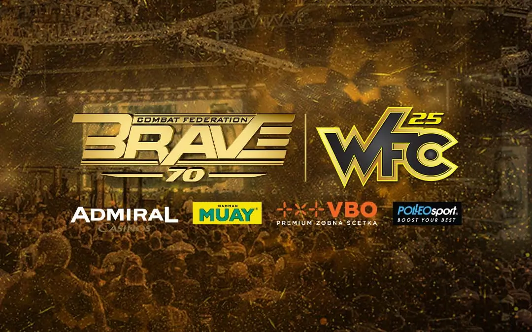 BRAVE CF 70/WFC 25 locked and loaded with four more sponsors confirmed