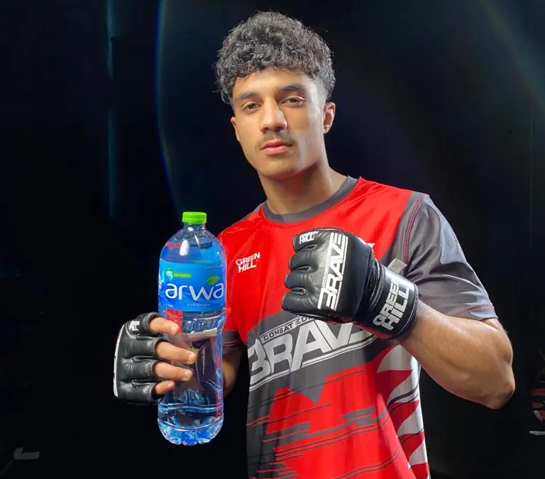 Arwa Supports BRAVE CF and Return To Kombat Kingdom